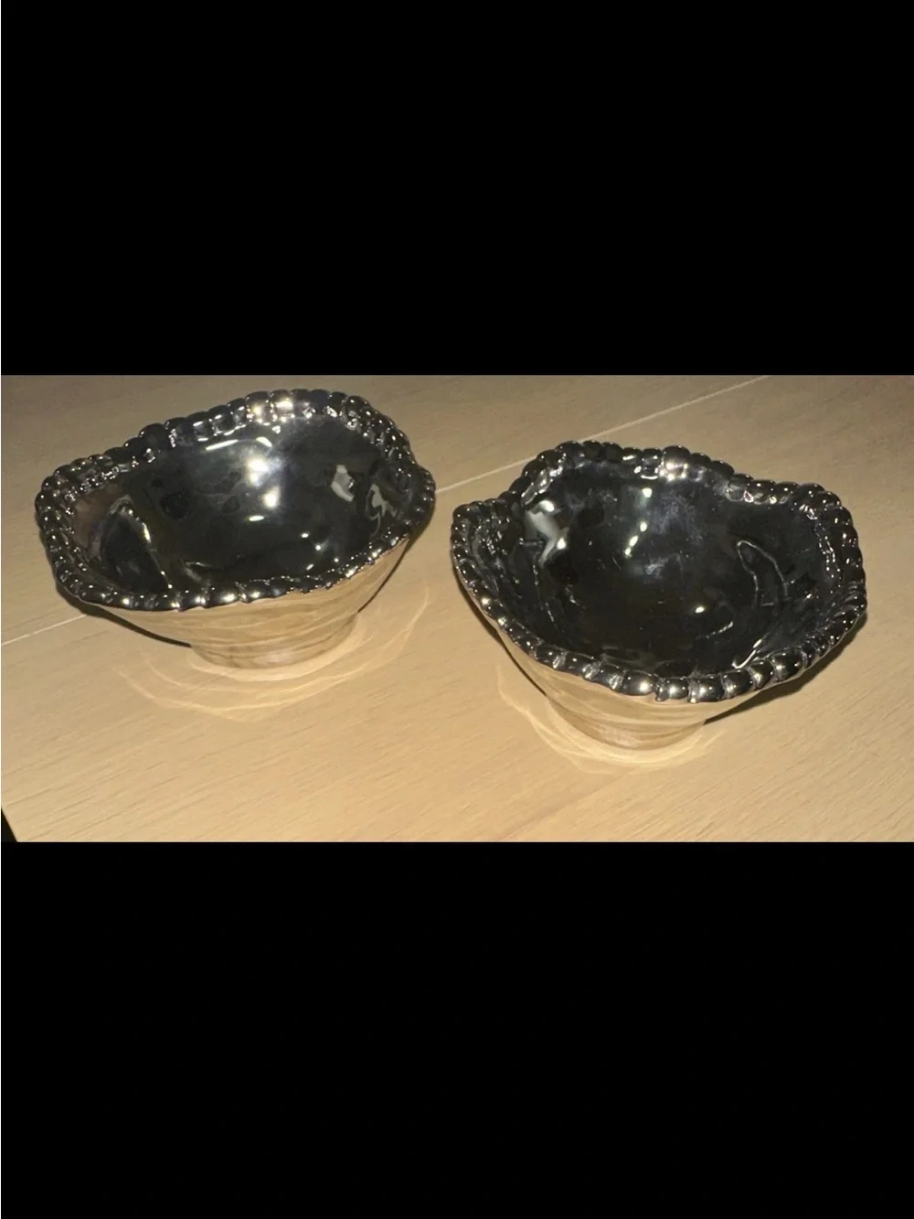 Pampa Bay Verona Serving Snack Bowl - Elegant Accent for Home Dining Set of 2